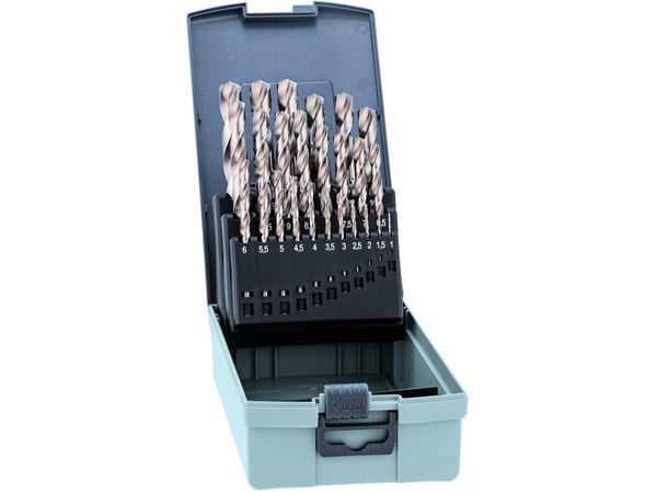 Alpen 0000110325100 Pro KP 25 HSS metall spiralbor - sett 25 deler 1–7,5 mm