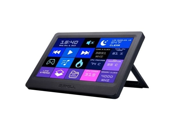 G.Skill WigiDash - Berøringsskjerm m/ LCD display - kapasitiv - kablet - USB