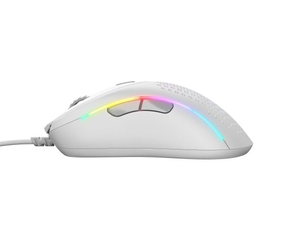 Glorious Gaming Model D 2 Wired, Oikeakätinen, Optinen, USB A-tyyppi, 26000 DPI, Valkoinen