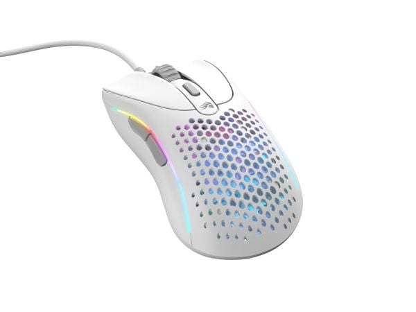Glorious Gaming Model D 2 Wired, Oikeakätinen, Optinen, USB A-tyyppi, 26000 DPI, Valkoinen
