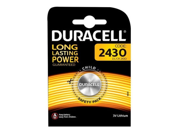Batteri Duracell CR2430 Lithium
