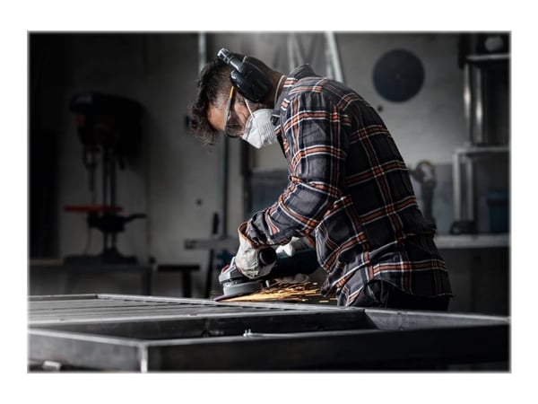 Bosch Expert SCM N477 - Polishing fleece - for rustfritt stål, ikke-jernholdig metall, steel sheets, maling på tre - 115 mm - rund - grovkorn: very...