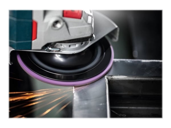 Bosch Expert SCM N477 - Polishing fleece - for rustfritt stål, ikke-jernholdig metall, steel sheets, maling på tre - 115 mm - rund - grovkorn: very...