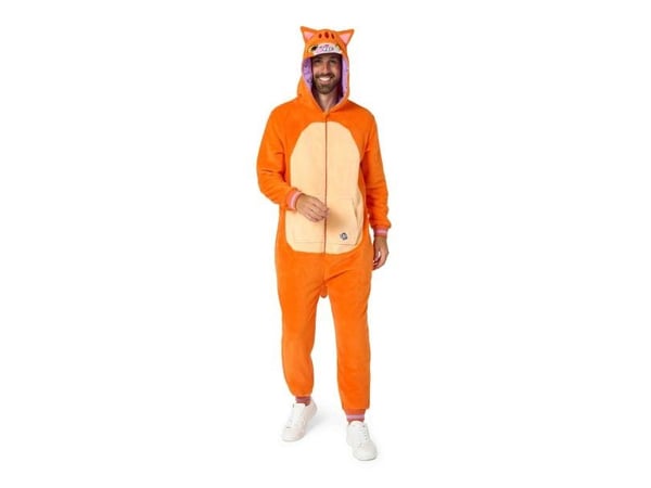 Orange kattdräkt