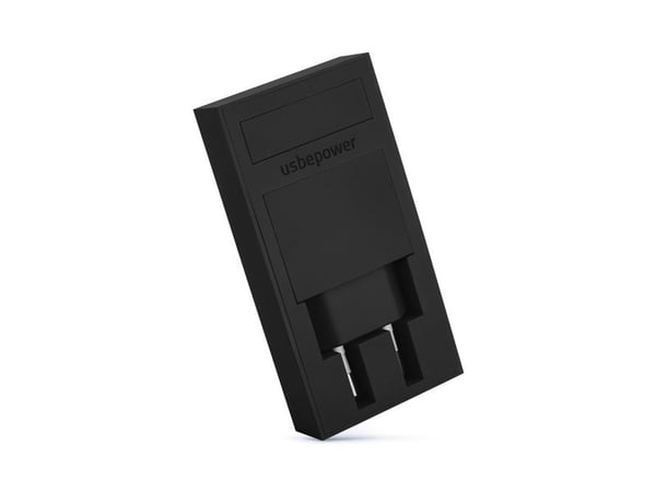 Usbepower Rock dual USB-A-laddare - svart