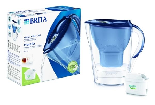 Vannfilterkanne BRITA Marella Cool Blue 2,4 l + 1 vannfilter
