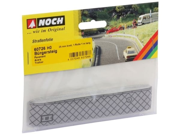 NOCH 60726 H0 Gangsti (L x B) 100 cm x 2,5 cm