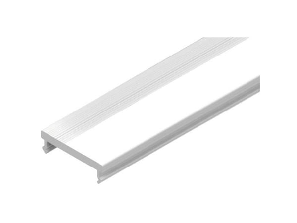 Brumberg 53402000, Kabelkanaldeksel, Gjennomsiktig, Polymetylmetakrylat (PMMA), Feste-spenne, 17,6 mm, 2000 mm