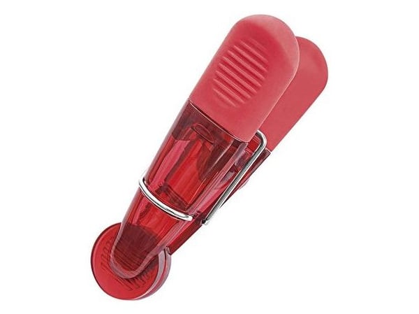 WEDO muistiinpanomagneettipidike GLOSSY, 4 magneetin sarja, jossa käytännöllinen muoviklipsi, - 1 kpl (64 22099)