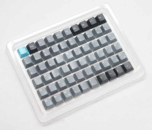 Ducky DCA133-USSKYCHPT2, Tastaturtaster, Termoplastisk polyester (PBT), Sort, Grå