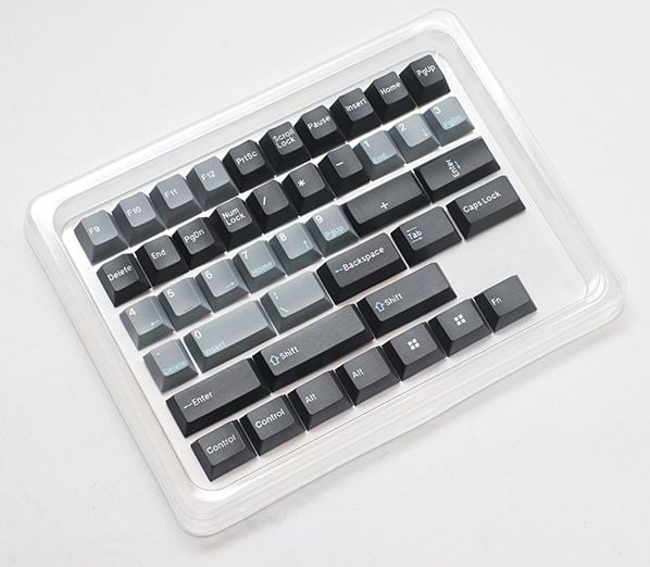 Ducky DCA133-USSKYCHPT2, Tastaturtaster, Termoplastisk polyester (PBT), Sort, Grå