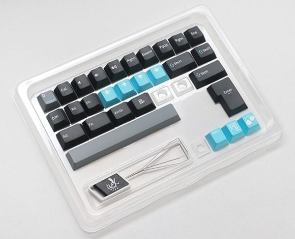Ducky DCA133-USSKYCHPT2, Tastaturtaster, Termoplastisk polyester (PBT), Sort, Grå