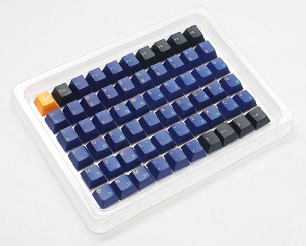 Ducky DCA133-USHORCHPT2, Tastaturdeksel, Termoplastisk polyester (PBT), Svart, Lilla