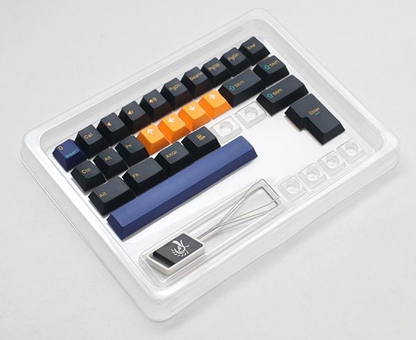 Ducky DCA133-USHORCHPT2, Tastaturdeksel, Termoplastisk polyester (PBT), Svart, Lilla