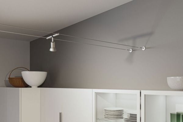 Paulmann CorDuo, Kabel, Vegg, Kromfarget, Plast, 168 mm, 3,5 cm
