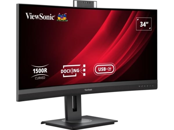 Viewsonic VG3457CV, 86,4 cm (34"), 3440 x 1440 piksler, UltraWide Quad HD, LED, 5 ms, Svart