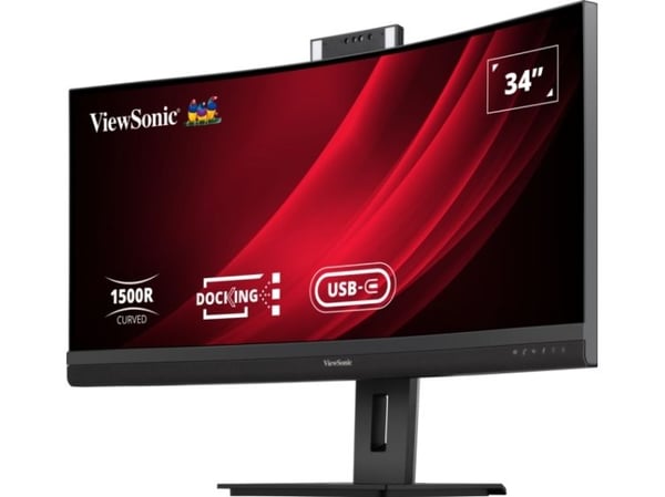 Viewsonic VG3457CV, 86,4 cm (34"), 3440 x 1440 piksler, UltraWide Quad HD, LED, 5 ms, Svart