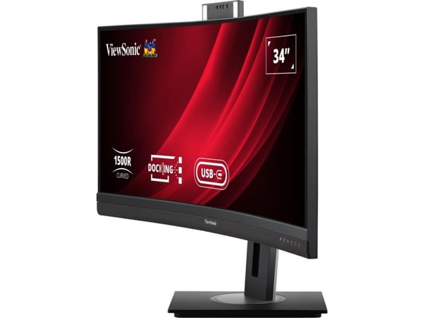 Viewsonic VG3457CV, 86,4 cm (34"), 3440 x 1440 piksler, UltraWide Quad HD, LED, 5 ms, Svart