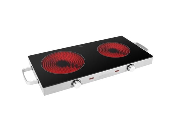 ProfiCook infrarød dobbel kokeplate PC-DKP 1211 (rustfritt stål) (501211)