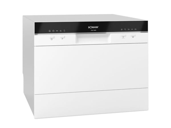 Bomann TSG 7405, Benkeplate, Kompakt, Hvit, Knapper, 1 kurver, Kurv og skuff