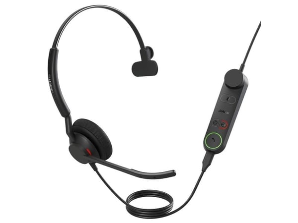 Jabra Engage 50 II, Langallinen, Toimisto/puhelukeskus, 132 g, Kuulokkeet, musta