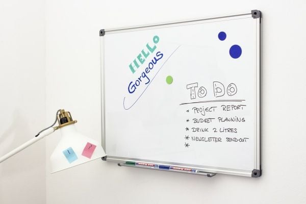 Edding 250 Whiteboard, 4 stykker, Sort, Blå, Grønn, Rød, Projektil spiss, Aluminium, Rund, 1,5 mm