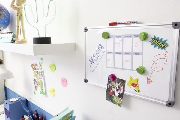 Edding 250 Whiteboard, 4 stykker, Sort, Blå, Grønn, Rød, Projektil spiss, Aluminium, Rund, 1,5 mm