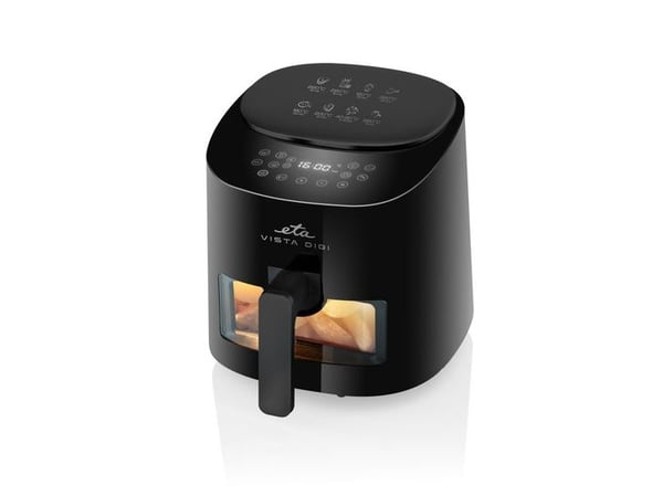 ETA Vista Digi 1168 90000 - Varmluftsteker - 4.3 liter - 1.3 kW - svart
