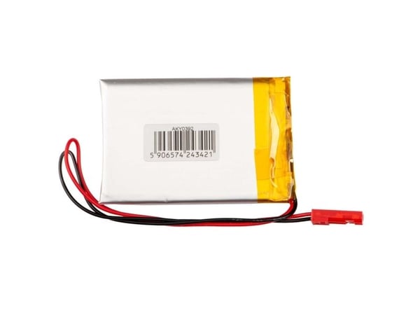 Akyga AKY0392, Batteri, Sølv, Lithium-Ion (Li-Ion), 800 mAh, 3,7 V, 33 mm