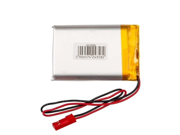 Akyga AKY0099, Akku, Hopea, Litiumioni (Li-Ion), 1600 mAh, 3,7 V, 34 mm