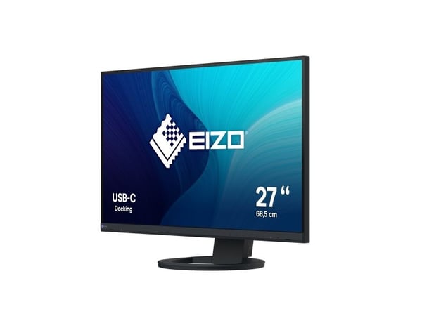 EIZO FlexScan EV2720S-BK, 68,6 cm (27"), 2560 x 1440 pikseliä, Quad HD, LCD, 5 ms, musta