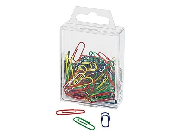 Wedo 901 244299, Metall, Assorterte farger, 27 mm, PVC, 100 stykker
