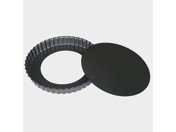 de Buyer 4706.32, Kakeform, Rund, Rillet overflate, 220 °C, Sølv, Stål