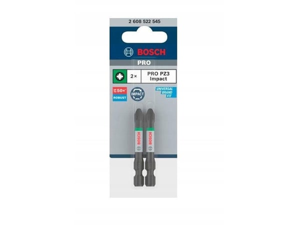 BOSCH Impact-bits 50 mm PZ3 / 2 st