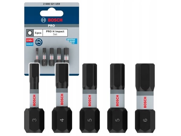 Bosch-tarvikkeet 2608521U59 2608521U59 Bittipaketti
