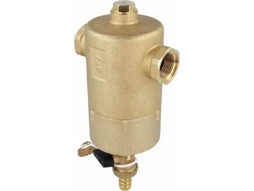 Afriso separator FAR 215 med magnet og tappeventil, Rp2", maks 9,0 m3/hA