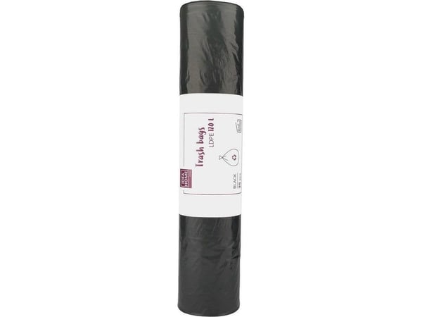 Sipeko søppelposer 120 l svarte 25 stk