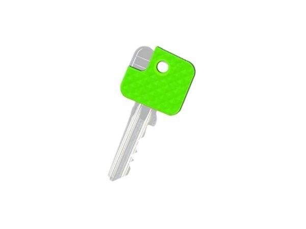 WEDO nøkkelhetter firkantet, 100 stk. sortimentskartong i fleksibel plast, mål (B)30 x (H)27 mm - 1 stk (262807099)