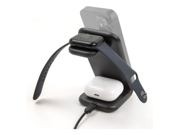 DeLOCK 66941, Sisätila, USB, Langaton lataaminen, musta
