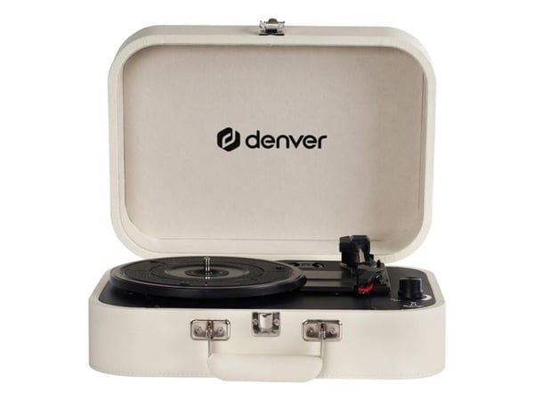 DENVER VPL-130 - Dreieskive - bærbar - hvit