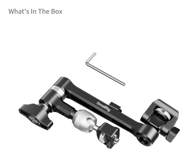 SmallRig 5141, Fleksibel arm, Sort, Aluminium, 2 kg, 1/4", 1 stykker