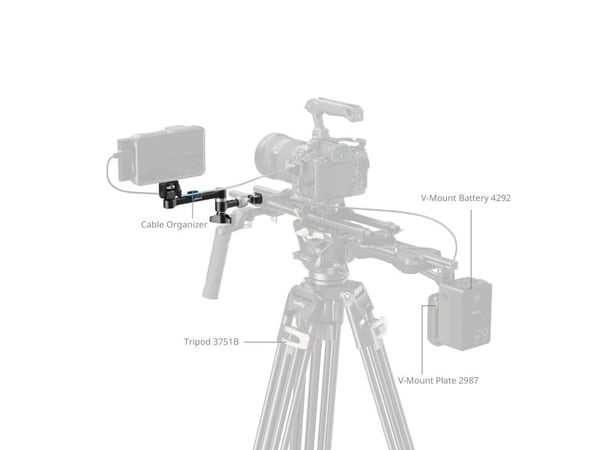 SmallRig 5141, Fleksibel arm, Sort, Aluminium, 2 kg, 1/4", 1 stykker
