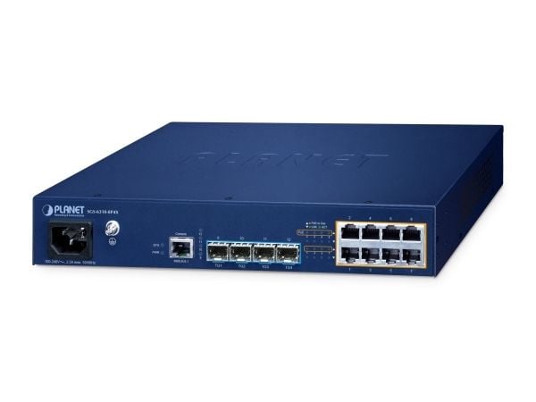 PLANET SGS-6310-8P4X, Administrert, L3, Gigabit Ethernet (10/100/1000), Power over Ethernet (PoE), Rackmontering, Veggmonterbar