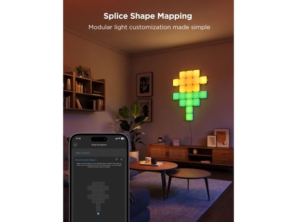 Govee Smart Mini Panel Lights förlängning 6-pack