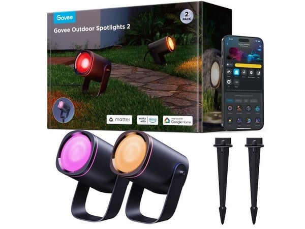Govee Outdoor Spotlights 2-Pack