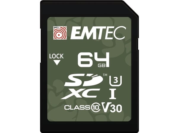Emtec SD UHS-I V30/V10 OUTDOOR, 32 GB, SDHC, Klasse 10, UHS-I, 100 MB/s, 50 MB/s