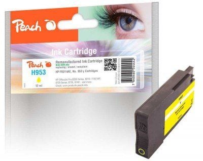 Peach PI300-924, Standard utskriftsproduksjon, Gult, 12 ml, 1 stykker, 925 sider, Enkeltpakke