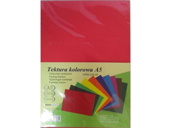 Penword teknisk blokk A5 20k blandede farger
