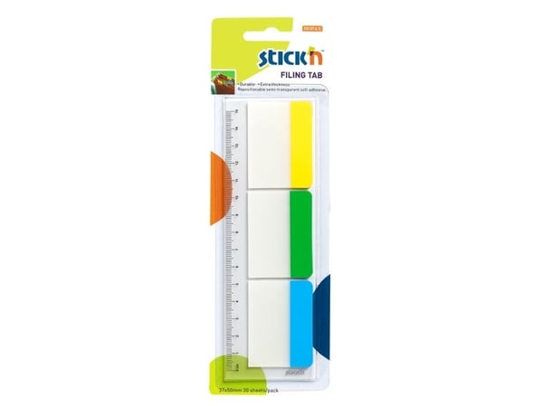 Indeksfaner 3st 37x50 10 Blad Assorterat - (24 stk.) Indeksfaner 3st 37x50 10 Blad Assorterat - (24 stk.)
