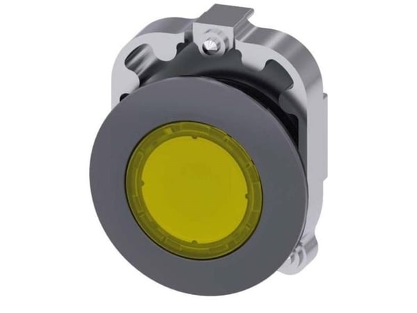 Siemens 3SU10610JA300AA0 3SU1061-0JA30-0AA0 Kevyt painekosketin Naksahdus (Ø x K) 38 mm x 38 mm IP66, IP67, IP69/IP69K 1 kpl 1 kpl